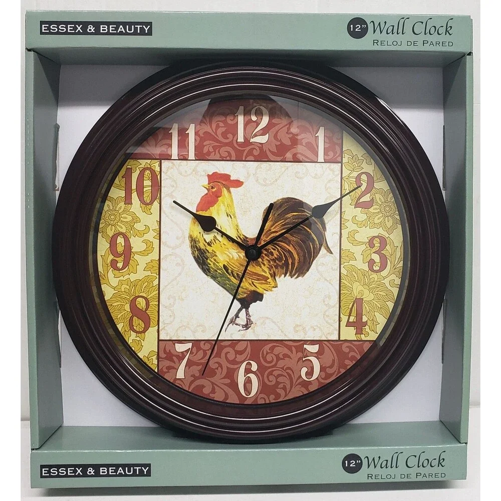 Kitchen Plastic Decorative Wall Clock, 12